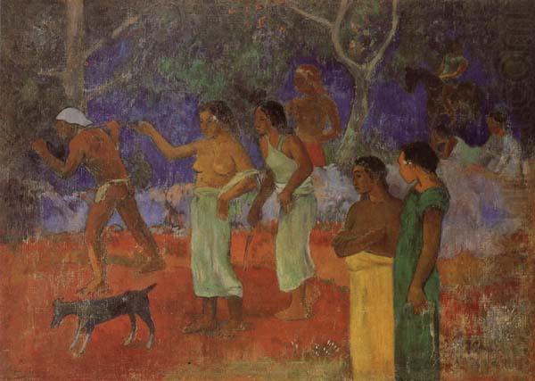 Scene from Tahitian Life, Paul Gauguin